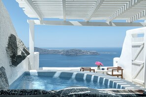 デラックス スタジオ (Outdoor Hot Tub, Caldera View) | 部屋からの景観