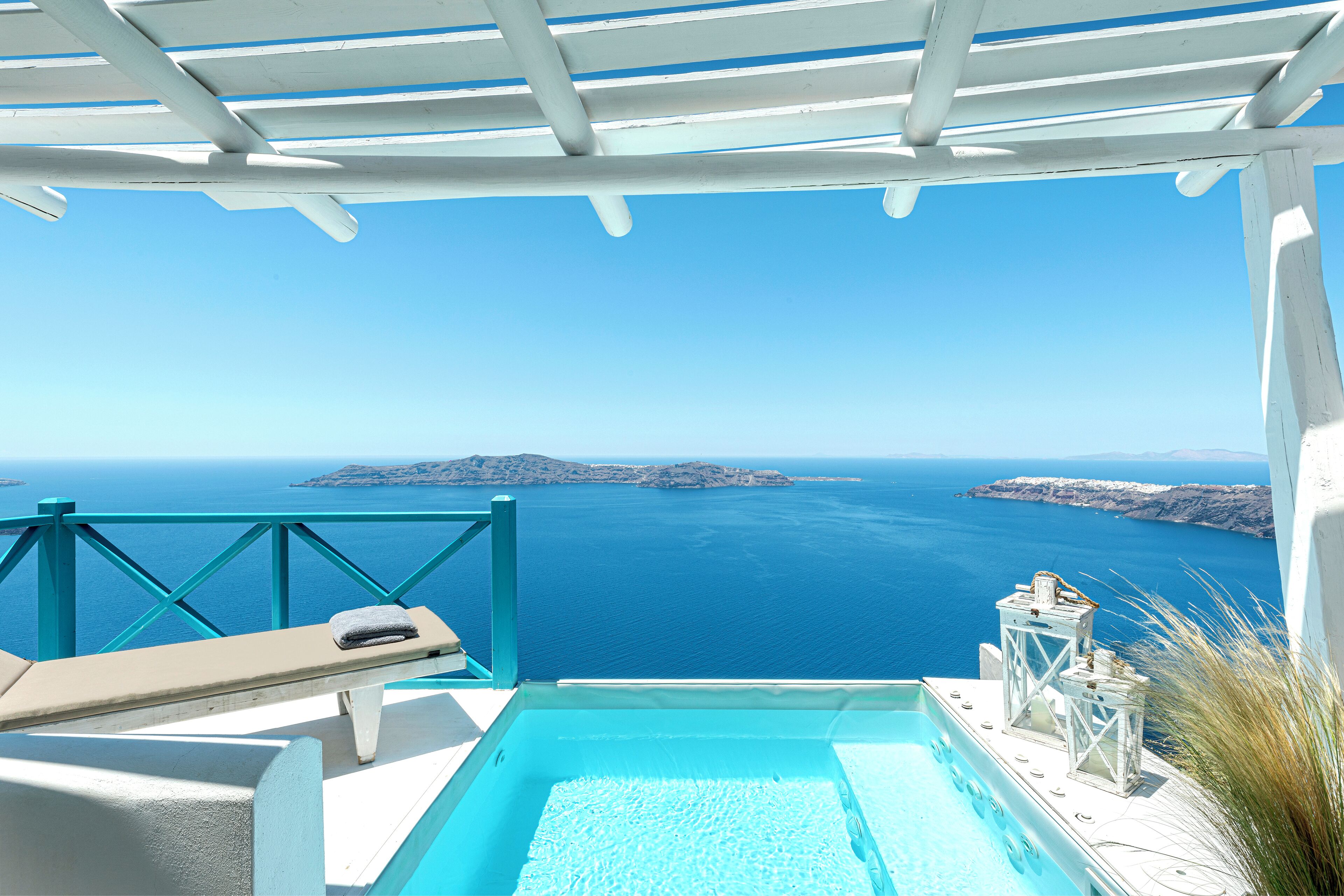 蜜月套房 (Outdoor Hot Tub, Caldera View) | 露台