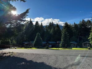 Blick von der Unterkunft