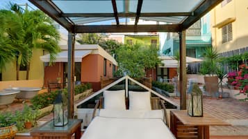 Suíte, 1 cama King, terraço (SunDeck) | Deque