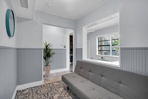 Standard Room, King Bed and Futon (Room 6) | Individually decorated, individually furnished, iron/ironing board