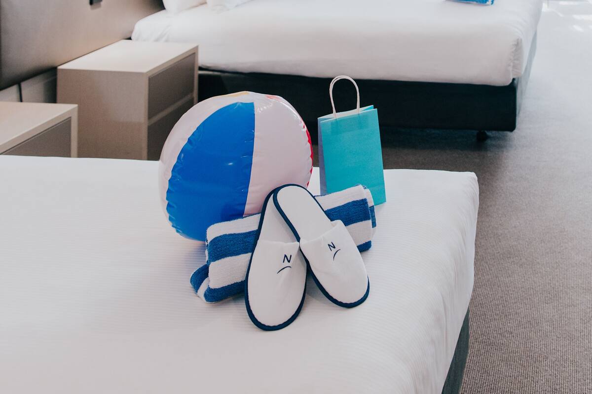 family room, multiple beds (superior) | minibar, in-room safe, desk, laptop workspace