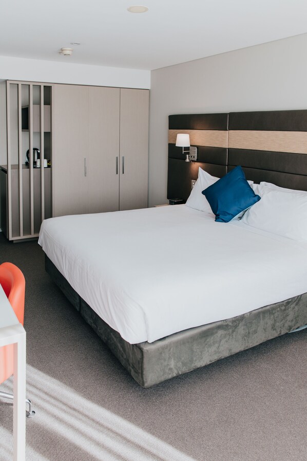 Superior Room, 1 King Bed, Harbor View | In-room safe, desk, laptop workspace, blackout drapes - Novotel Newcastle Beach (Newcastle)