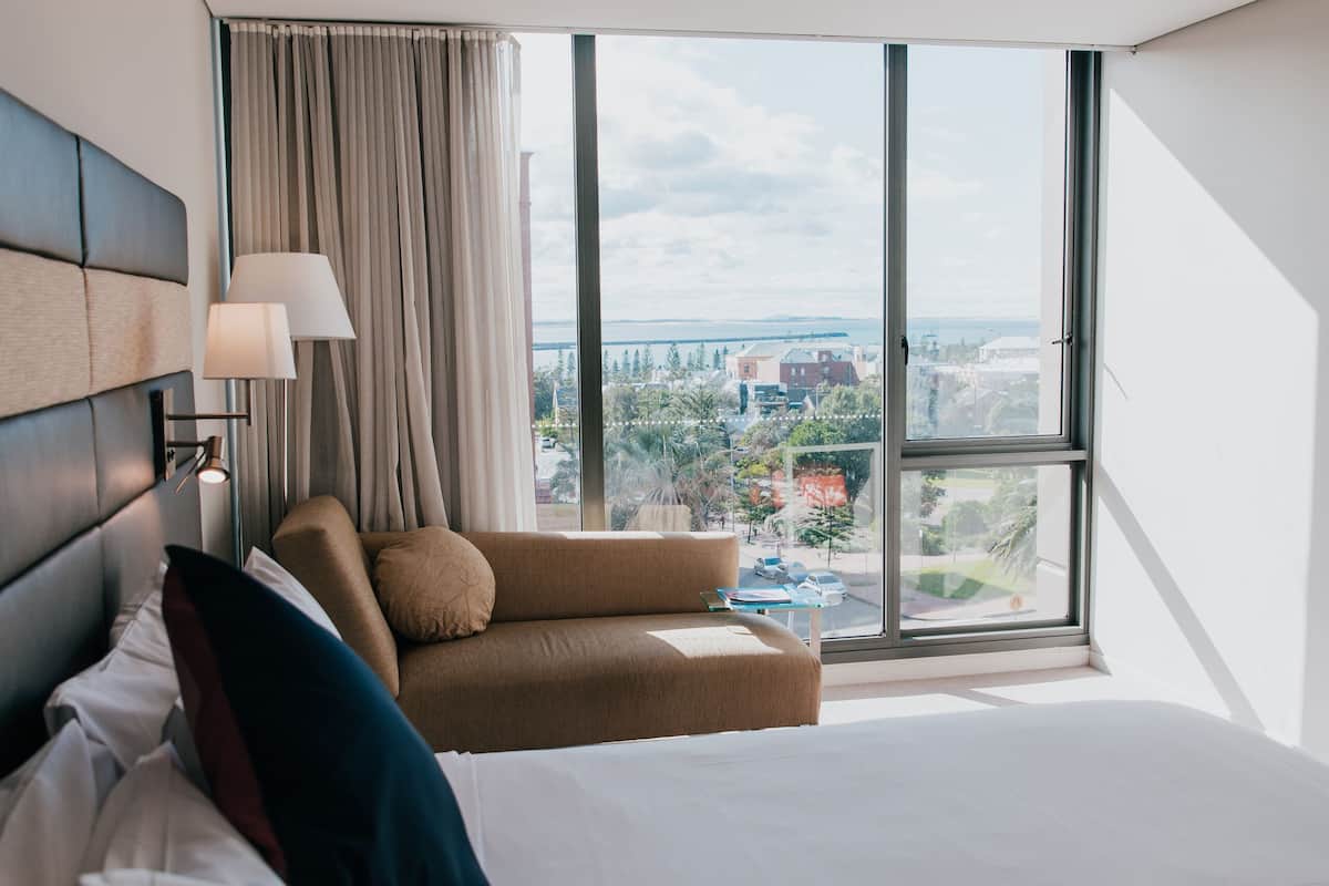 superior room, 1 king bed, harbour view | view from room