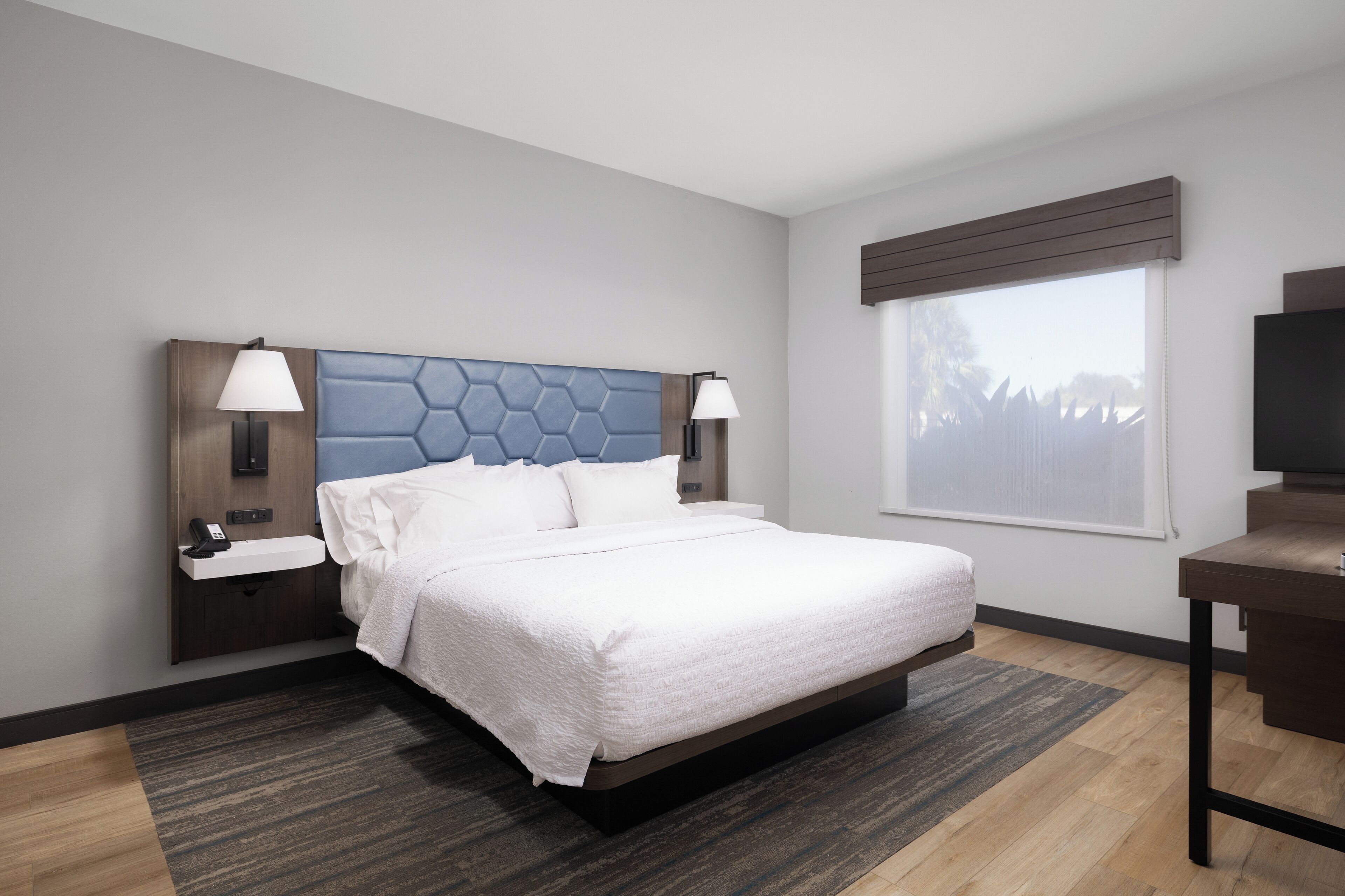 In-room safe, desk, iron/ironing board, free cribs/infant beds