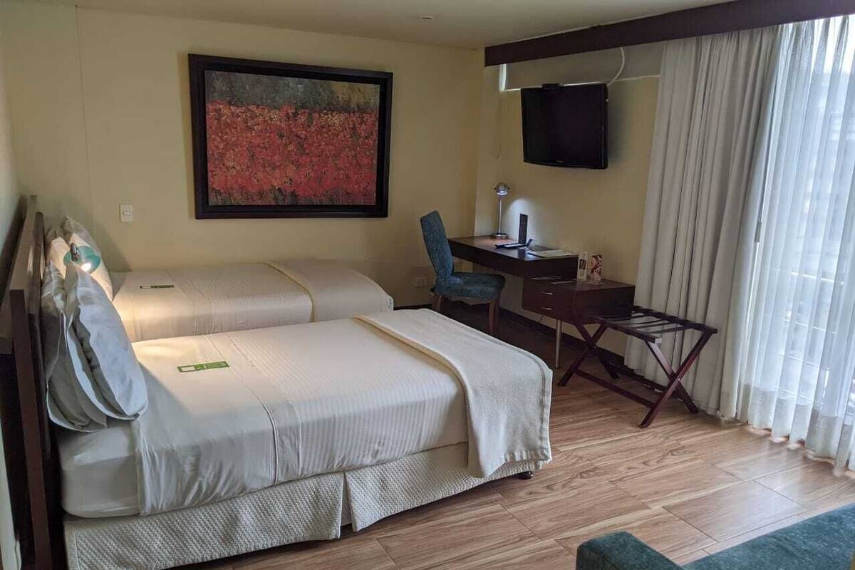 Ropa de cama de alta calidad y minibar