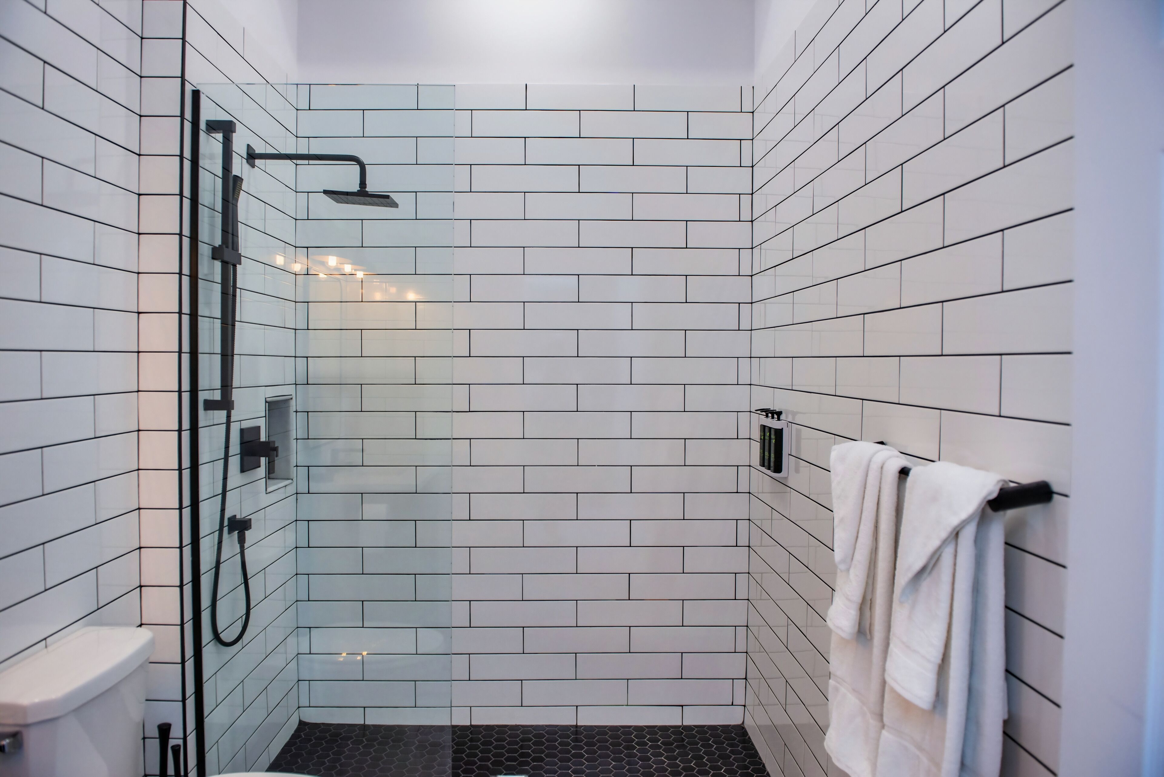 luxury suite, 1 queen bed, fireplace, lake view | bathroom | hair dryer