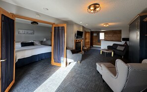 Deluxe-Suite, 1 Schlafzimmer, Kamin, Seeblick (King)