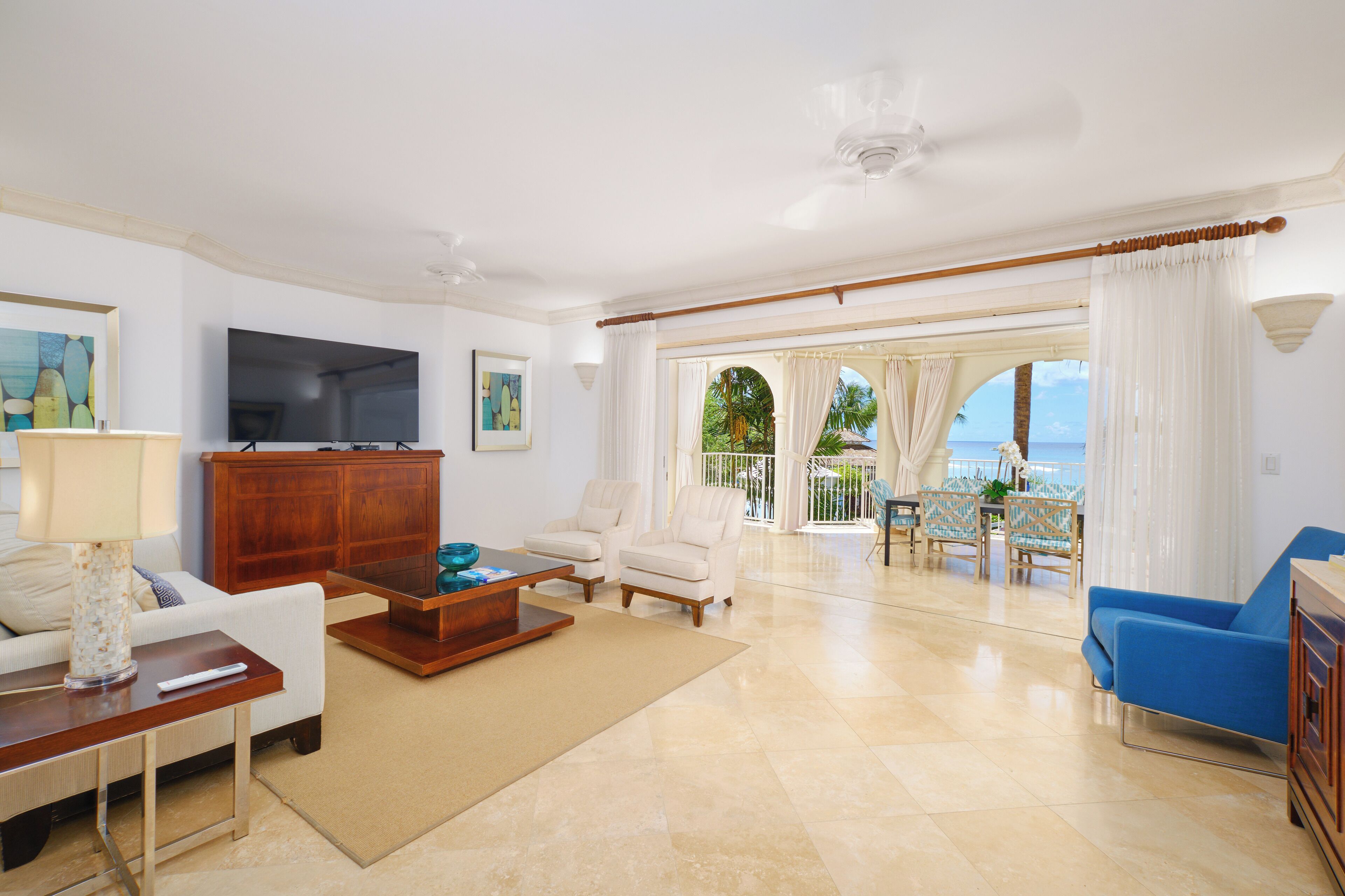 premium room, 2 bedrooms | living area | smart tv, ipod dock