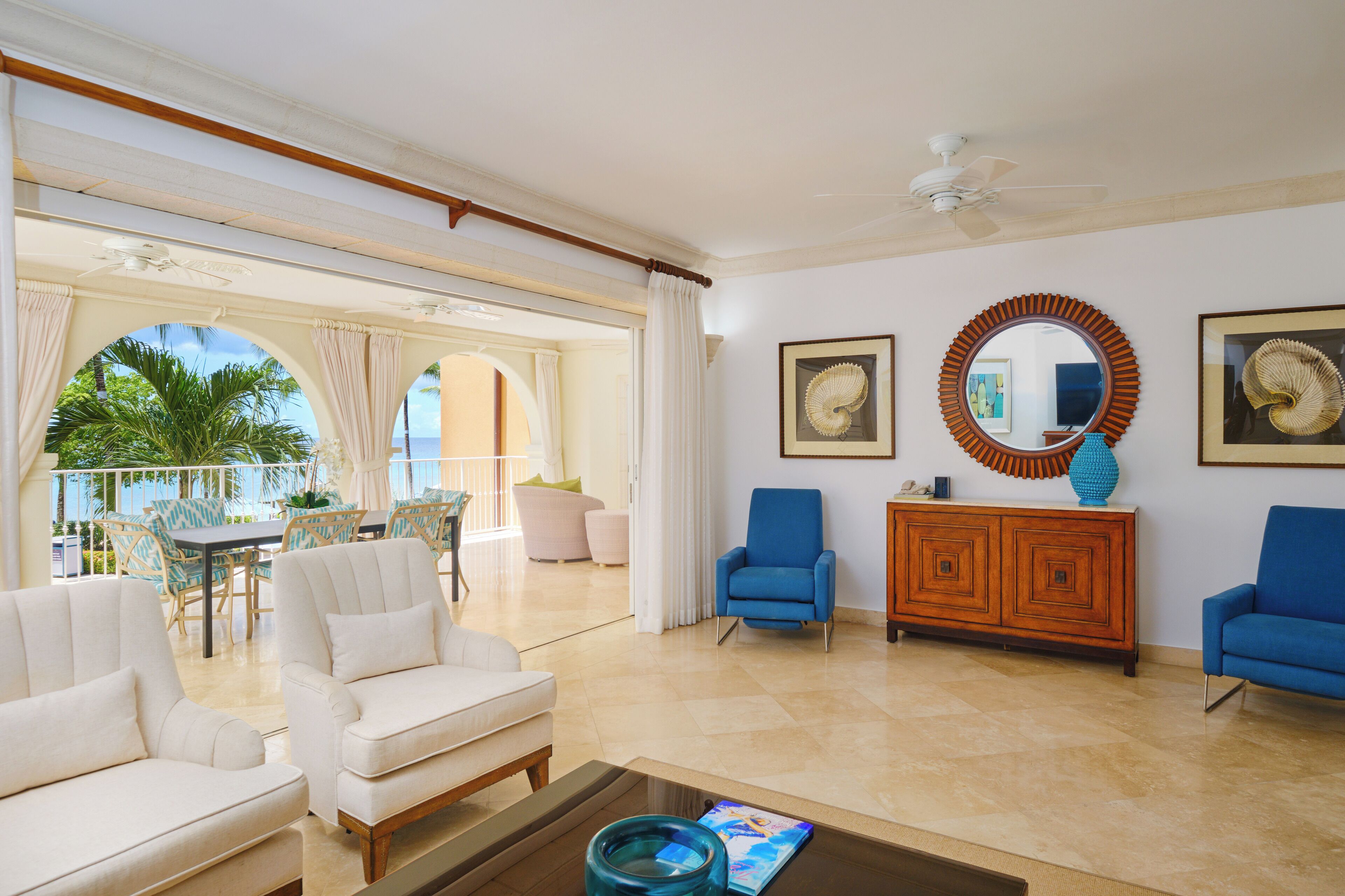 premium room, 2 bedrooms | living area | smart tv, ipod dock