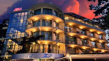 Front of property – evening/night
