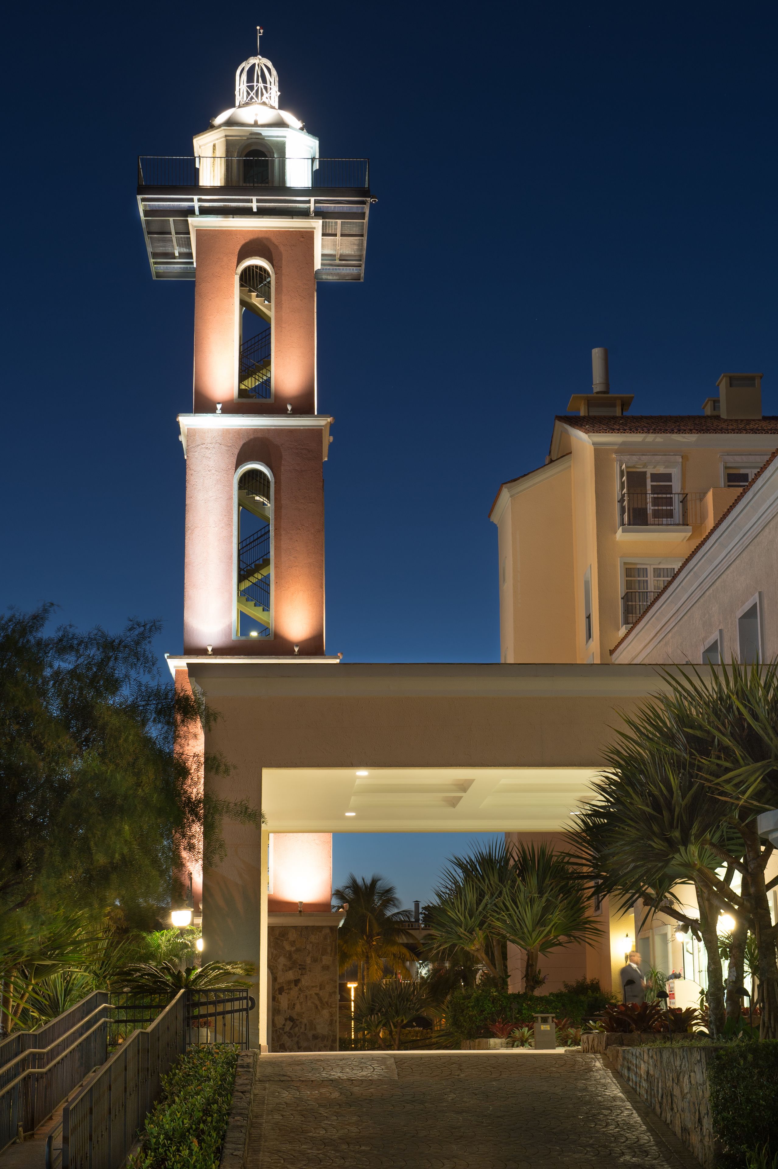 front of property – evening/night