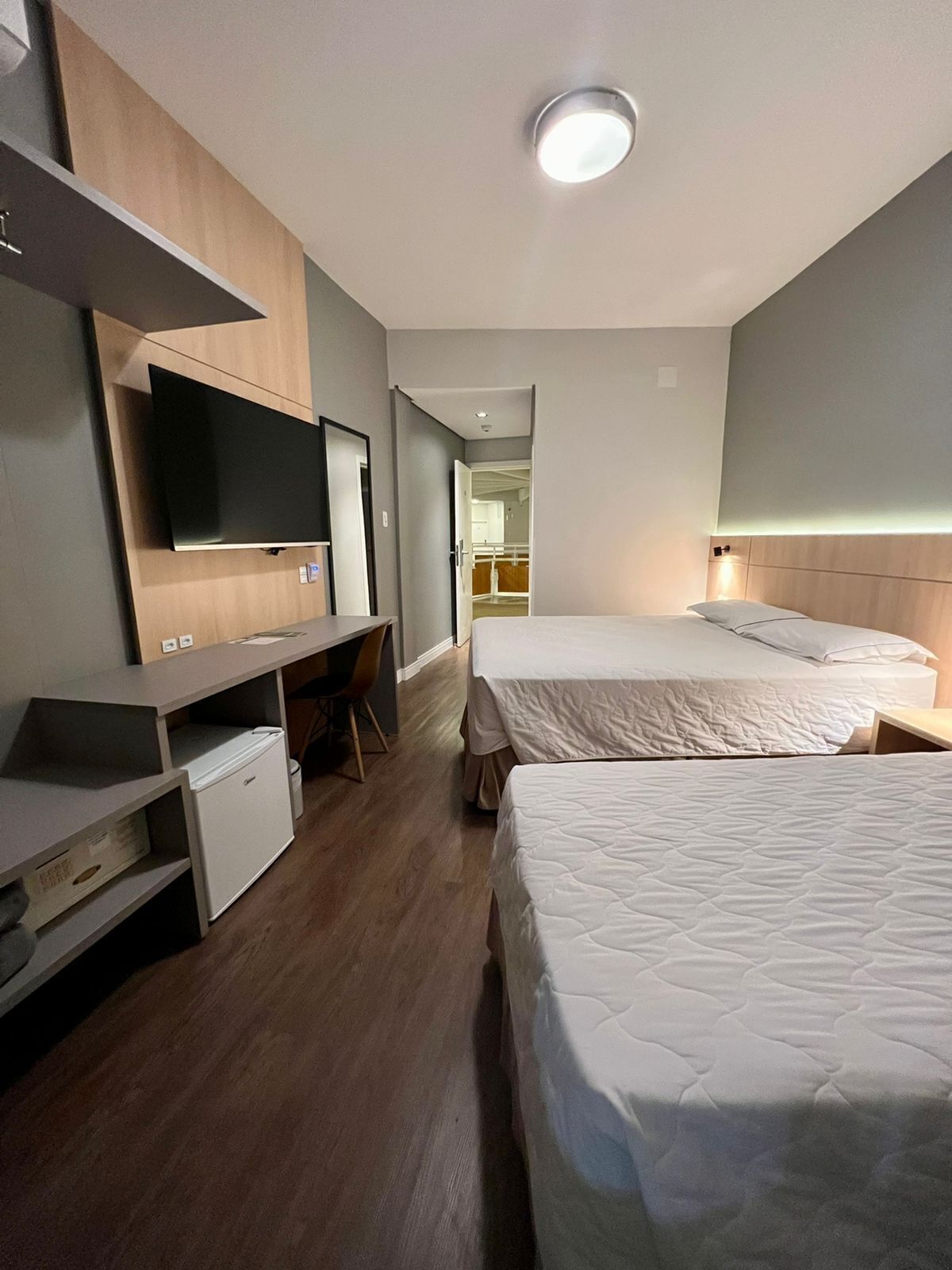 Minibar, in-room safe, desk, laptop workspace