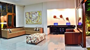 Lobby sitting area