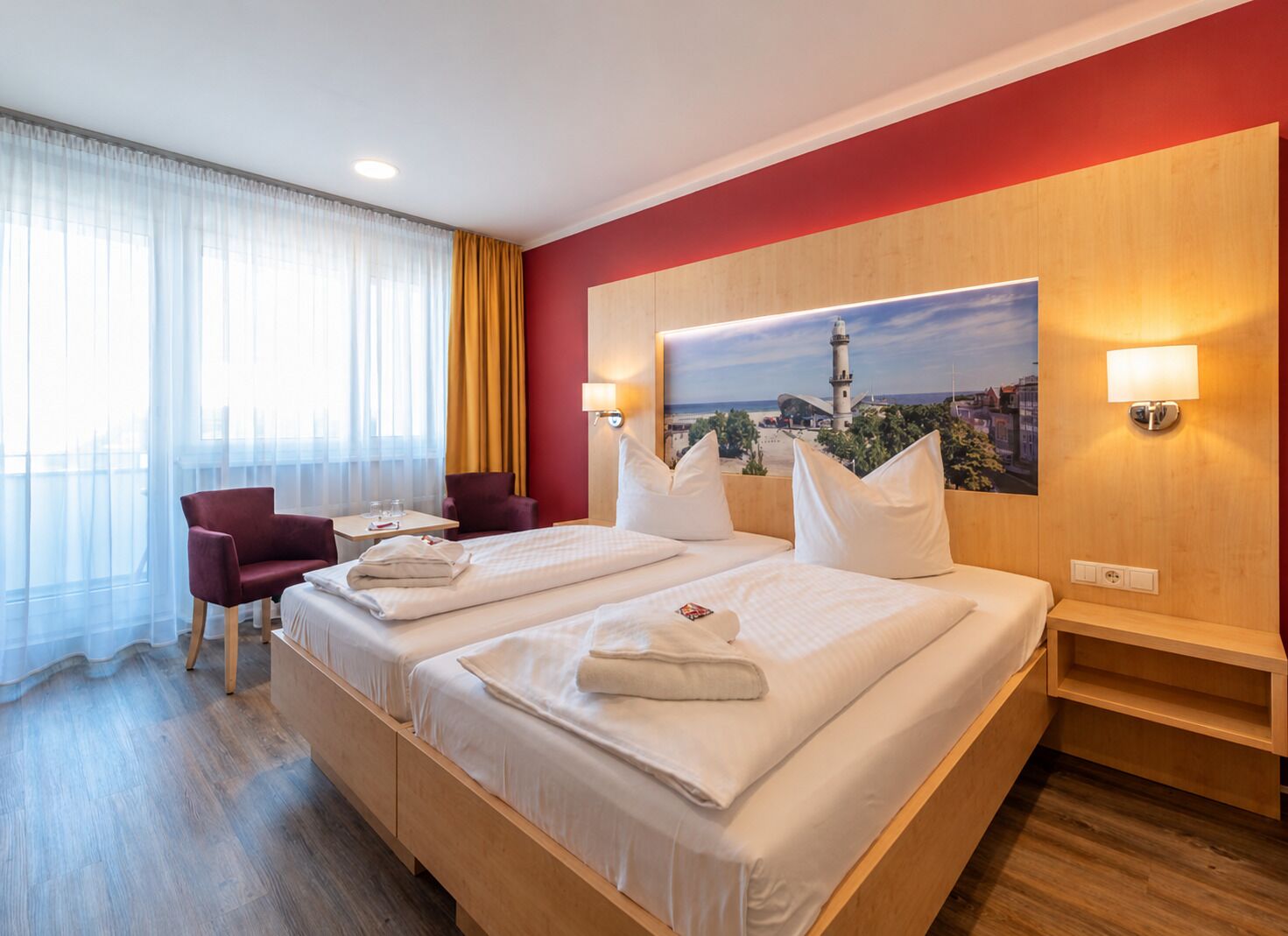 Standard Double Room, Non Smoking | Hypo-allergenic bedding, in-room safe, desk, laptop workspace