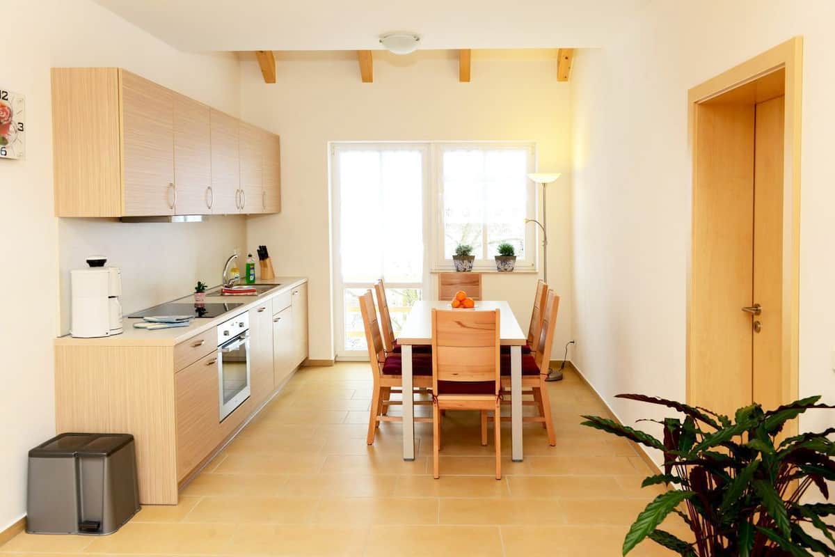 apartment (#8) | private kitchenette | fridge, stovetop, dishwasher, coffee/tea maker