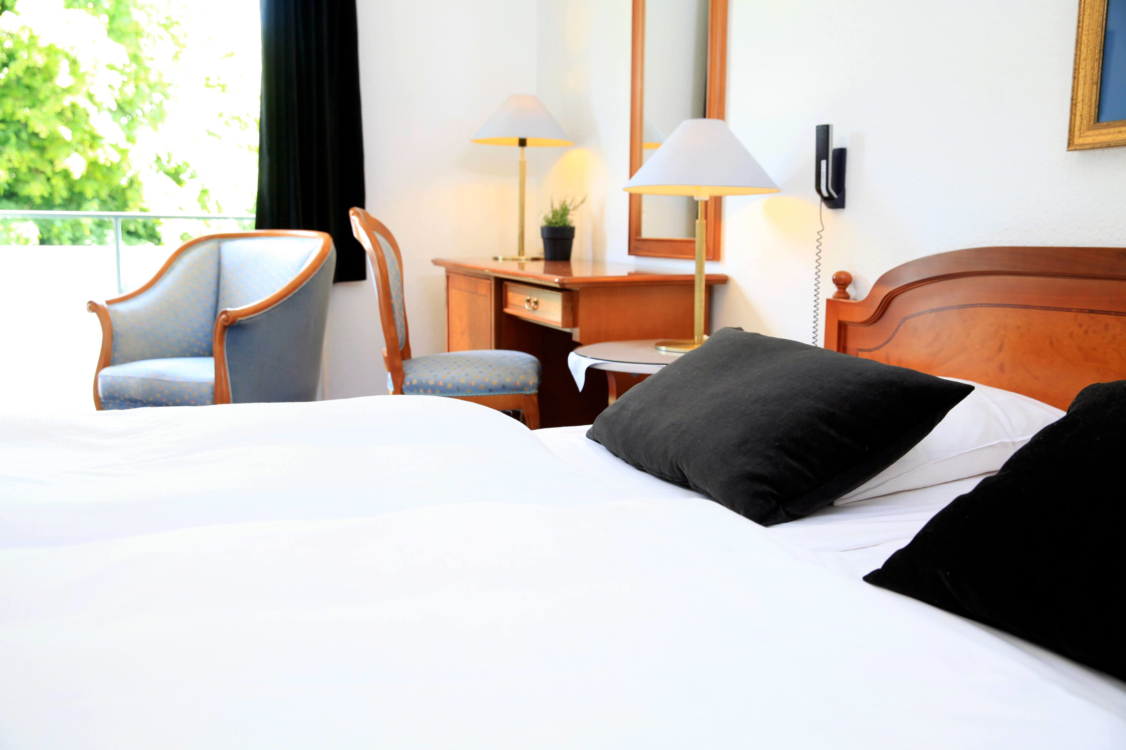 Deluxe-dobbeltværelse - balkon - søudsigt | Premium-sengetøj, senge med topmadrasser, individuelt design