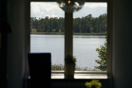 Vistas desde el alojamiento. Hotel Skanderborghus