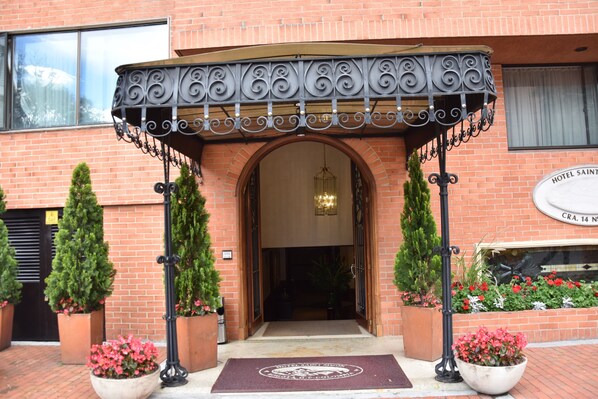 Entrée de l’hébergement