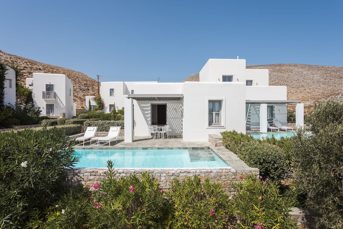 Svit - privat pool - havsutsikt (Mediterranean) | Terrass/Patio