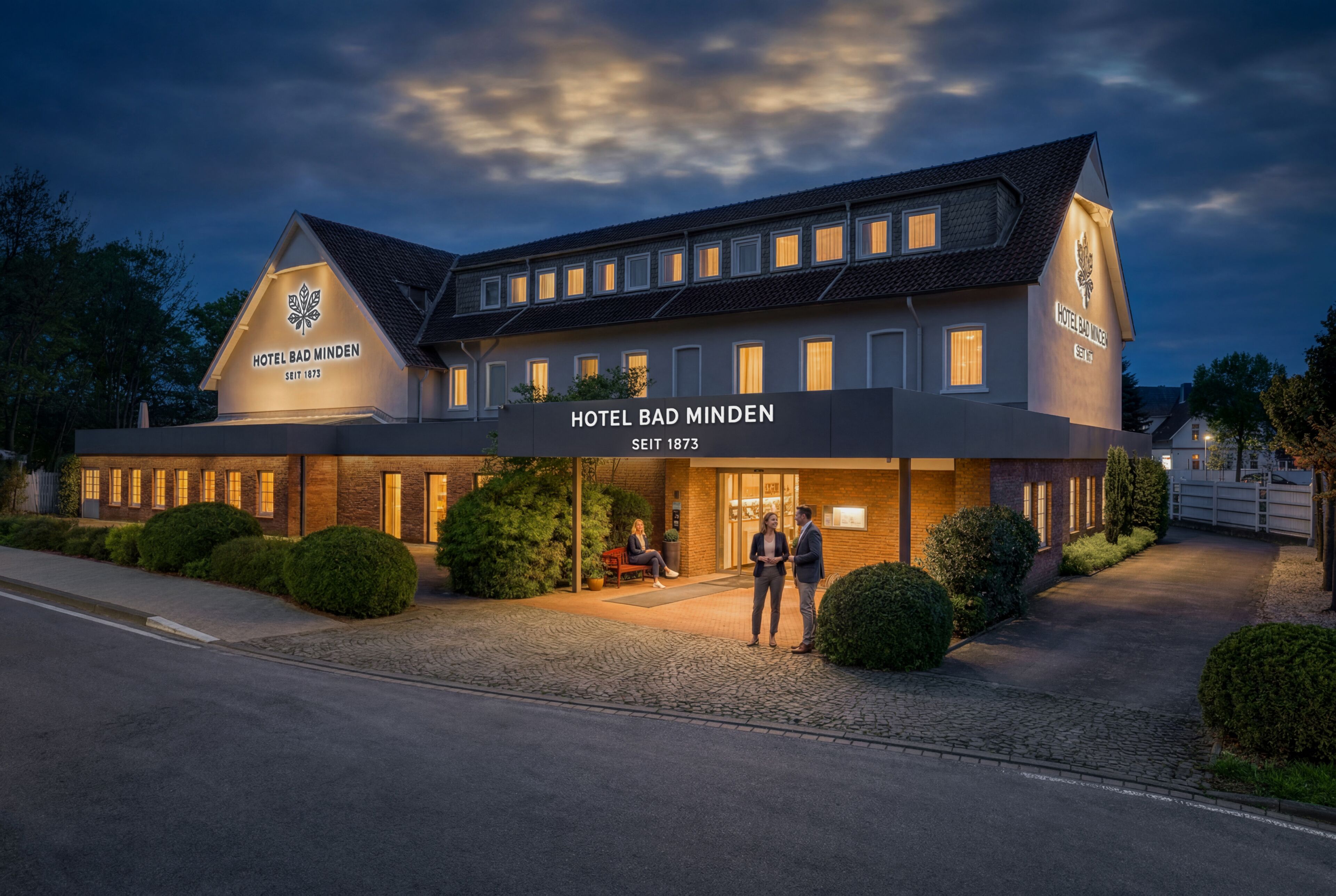 Fassade der Unterkunft