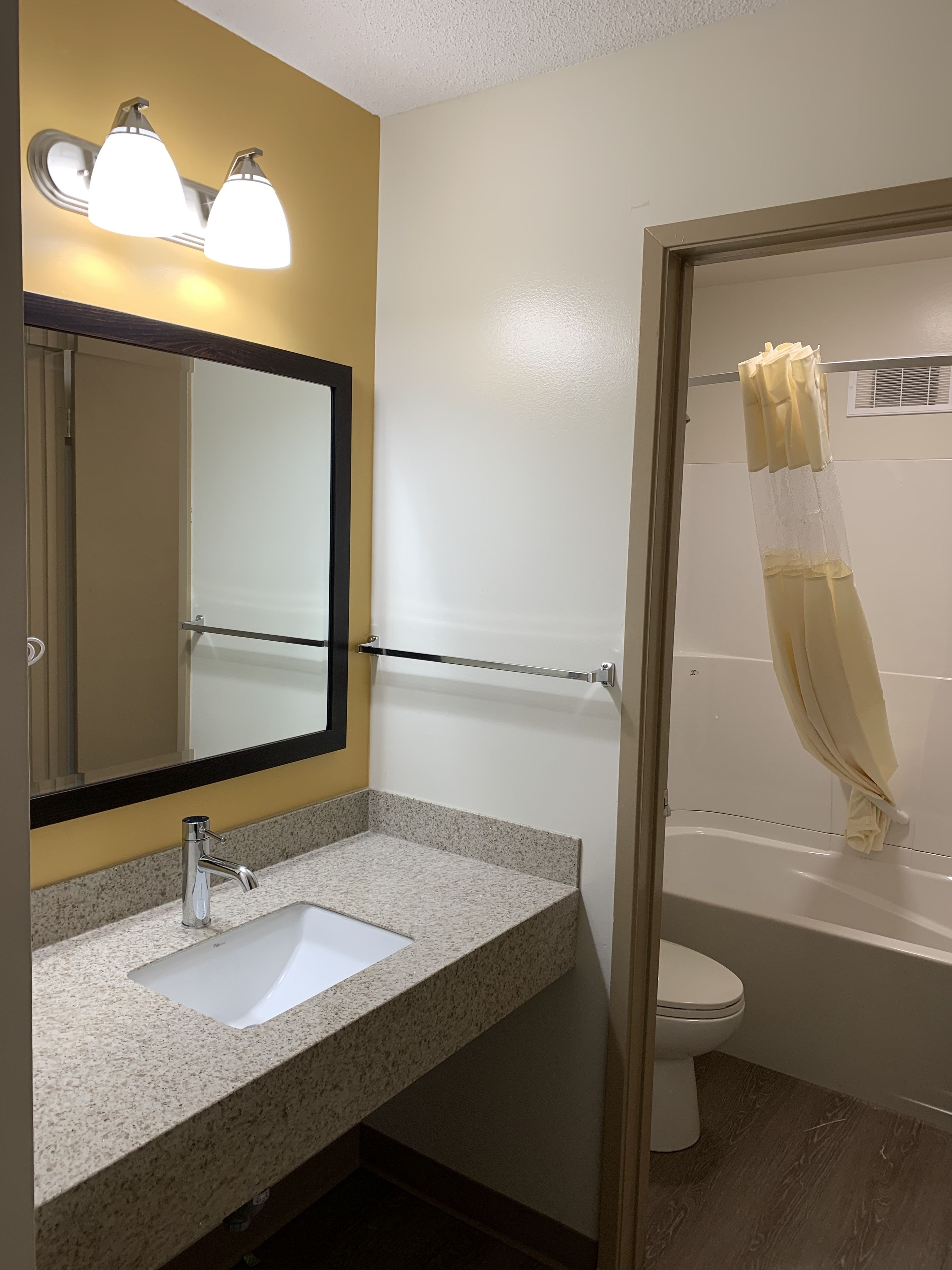 Free toiletries, hair dryer, bidet, towels