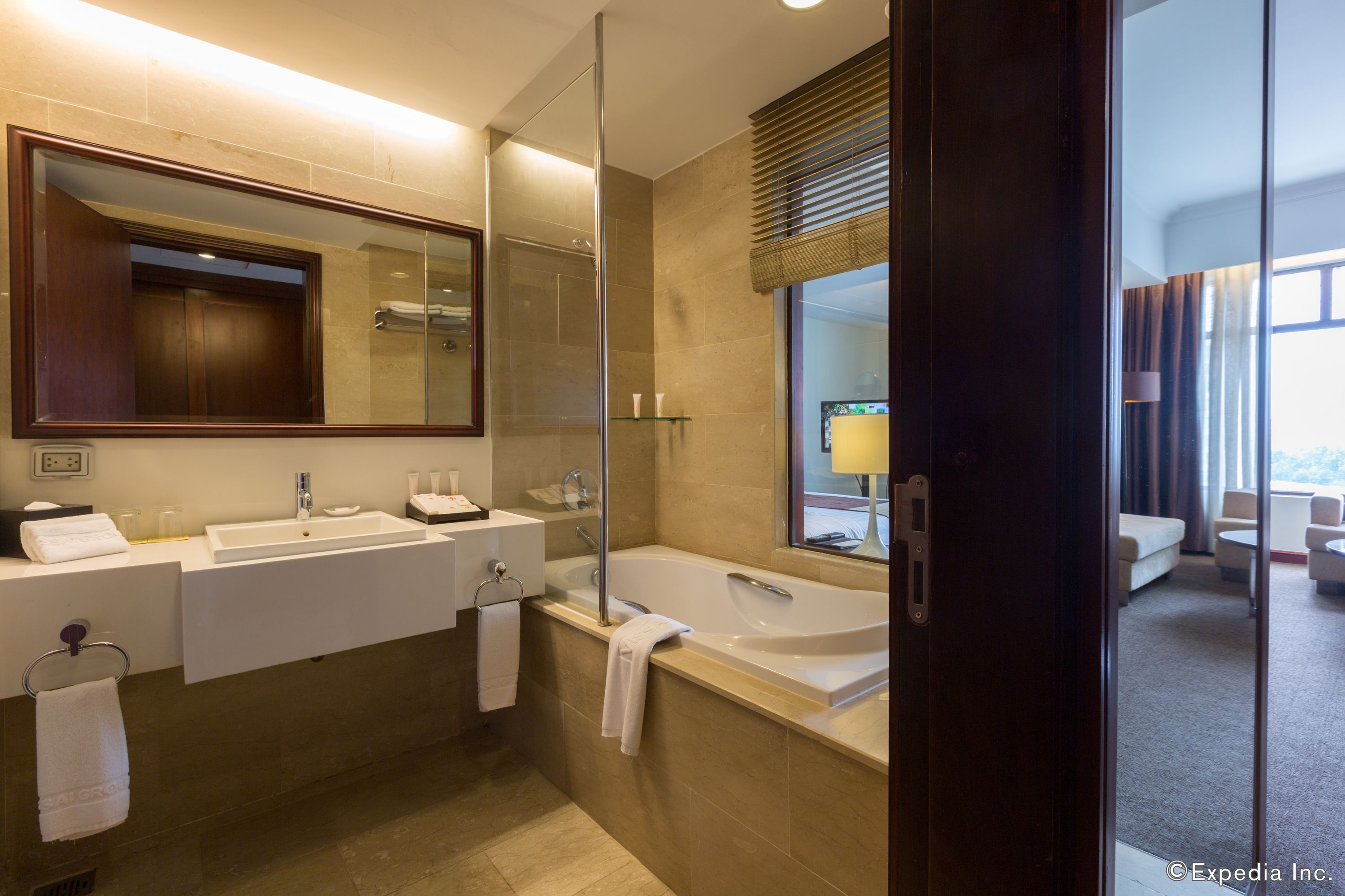 free toiletries, hair dryer, bathrobes, slippers