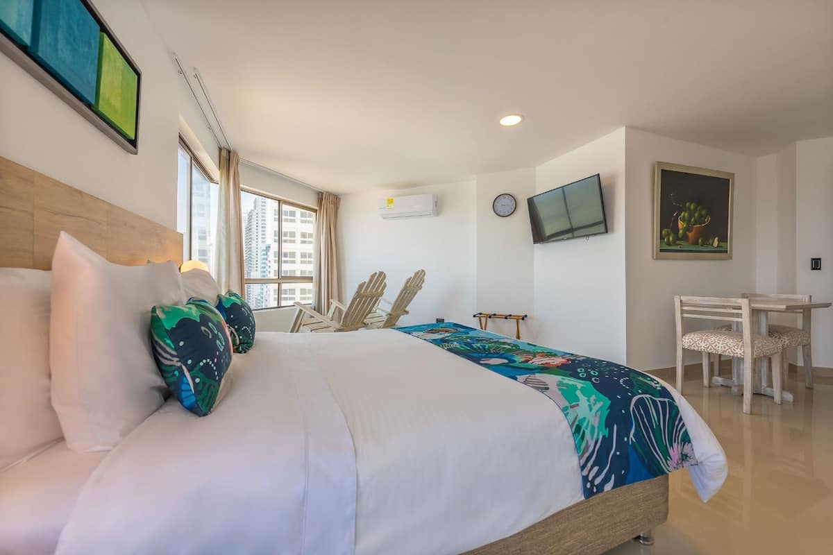 Ropa de cama de alta calidad, edredón y cortinas blackout