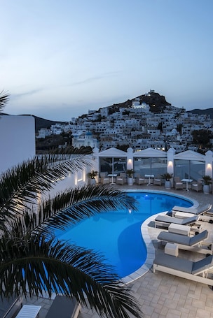 Vistas desde el alojamiento. Lofos Village Hotel