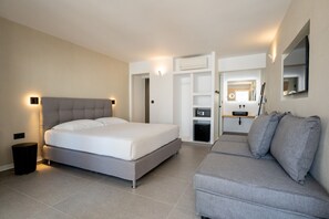 Sábanas de algodón egipcio, ropa de cama de alta calidad y minibar 