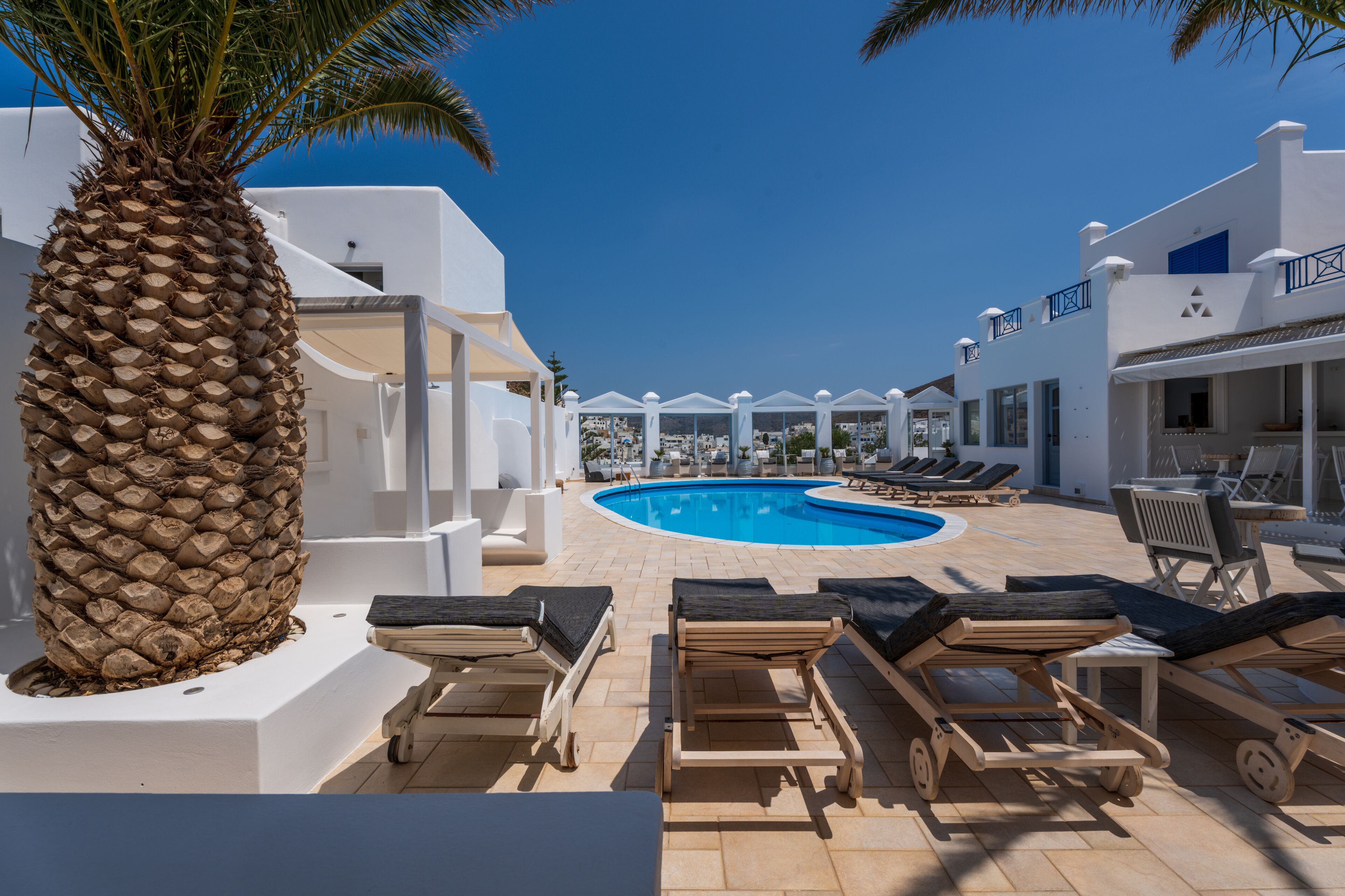 superior double room (pool side) | balcony view