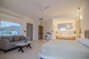 Superior Double Room, 1 Queen Bed | Egyptian cotton sheets, premium bedding, minibar, in-room safe - Lofos Village Hotel (Ios)