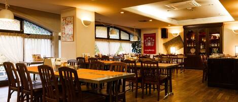 Breakfast and dinner served, Japanese cuisine