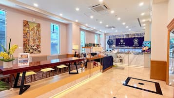 Sitteområde i lobbyen