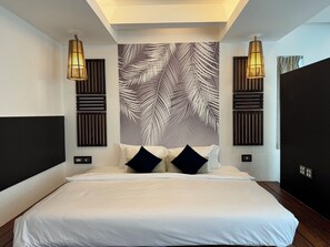 Villa, am Strand | Hochwertige Bettwaren, Select-Comfort-Betten, Minibar, Zimmersafe