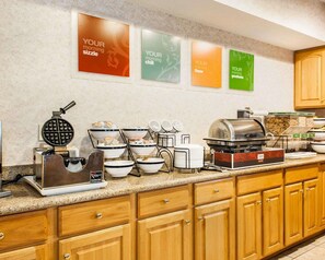 Petit déjeuner buffet compris tous les jours