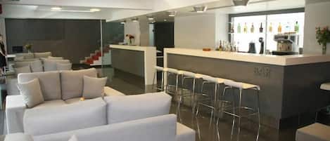 Siddeområde i lobbyen