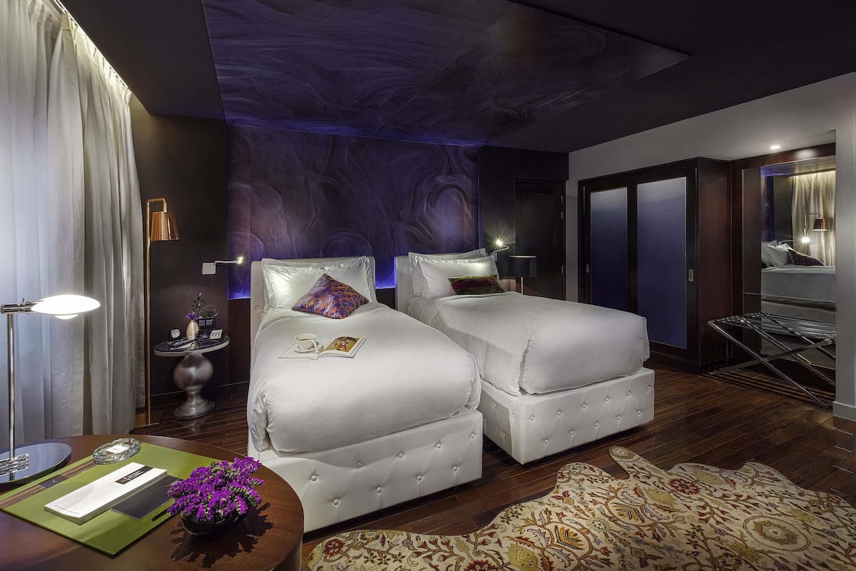 Minibar, in-room safe, desk, blackout curtains