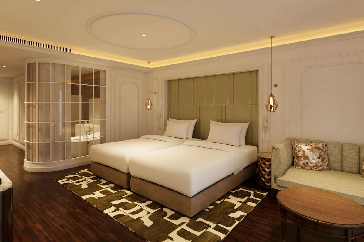 Minibar, in-room safe, desk, blackout curtains