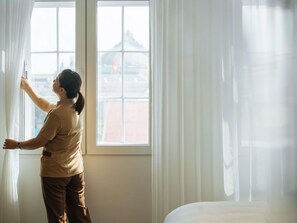 Minibar, in-room safe, desk, blackout curtains