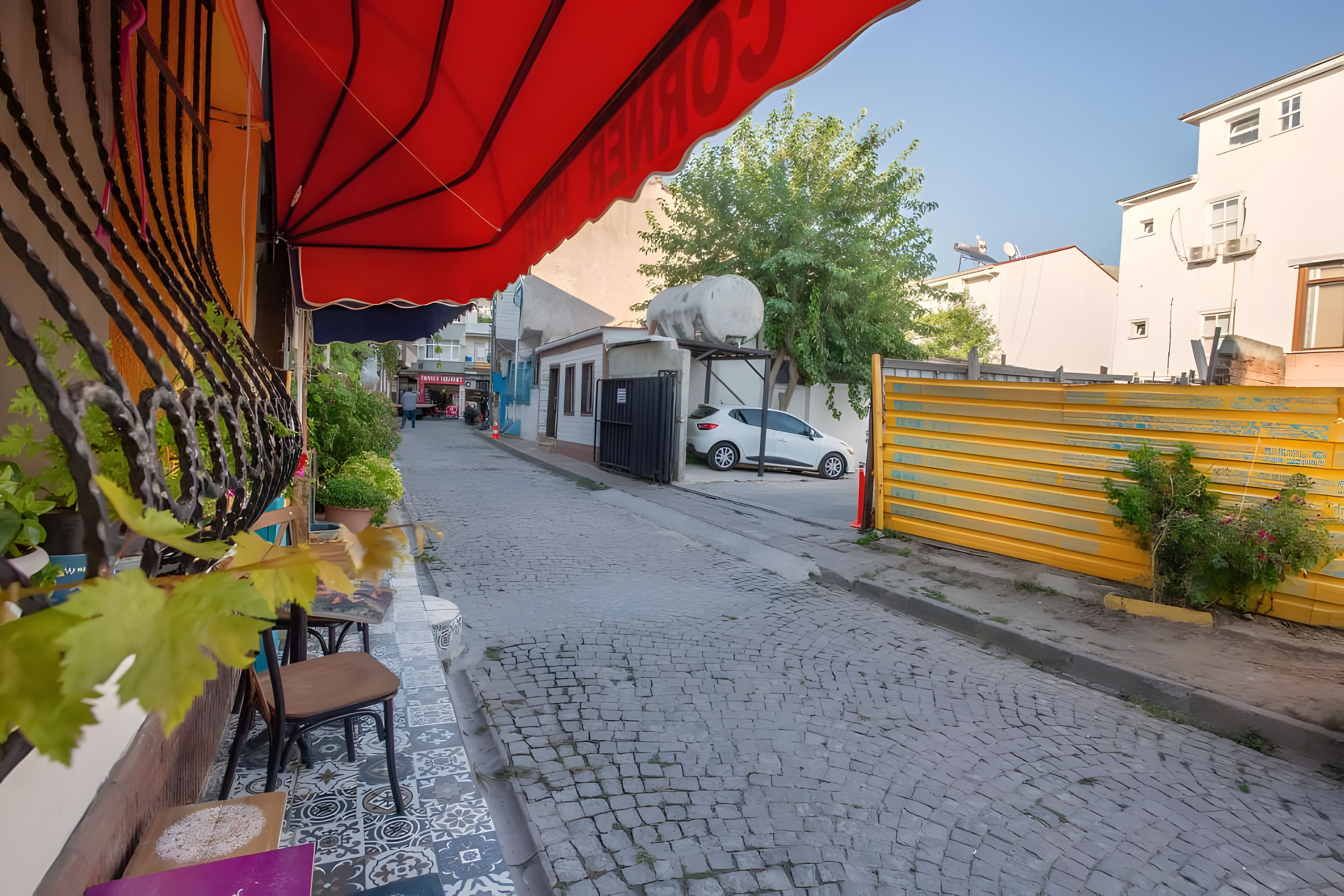 Façade de l’hébergement