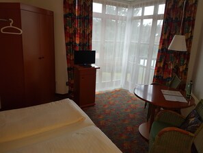 Iron/ironing board, cots/infant beds, free WiFi, bed sheets