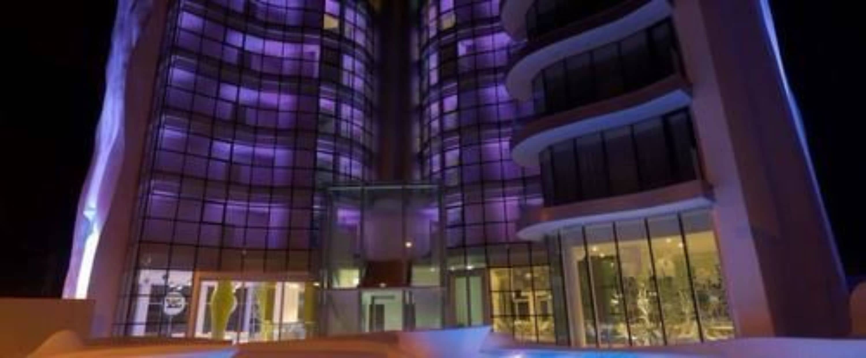 front of property – evening/night