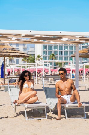 On the beach