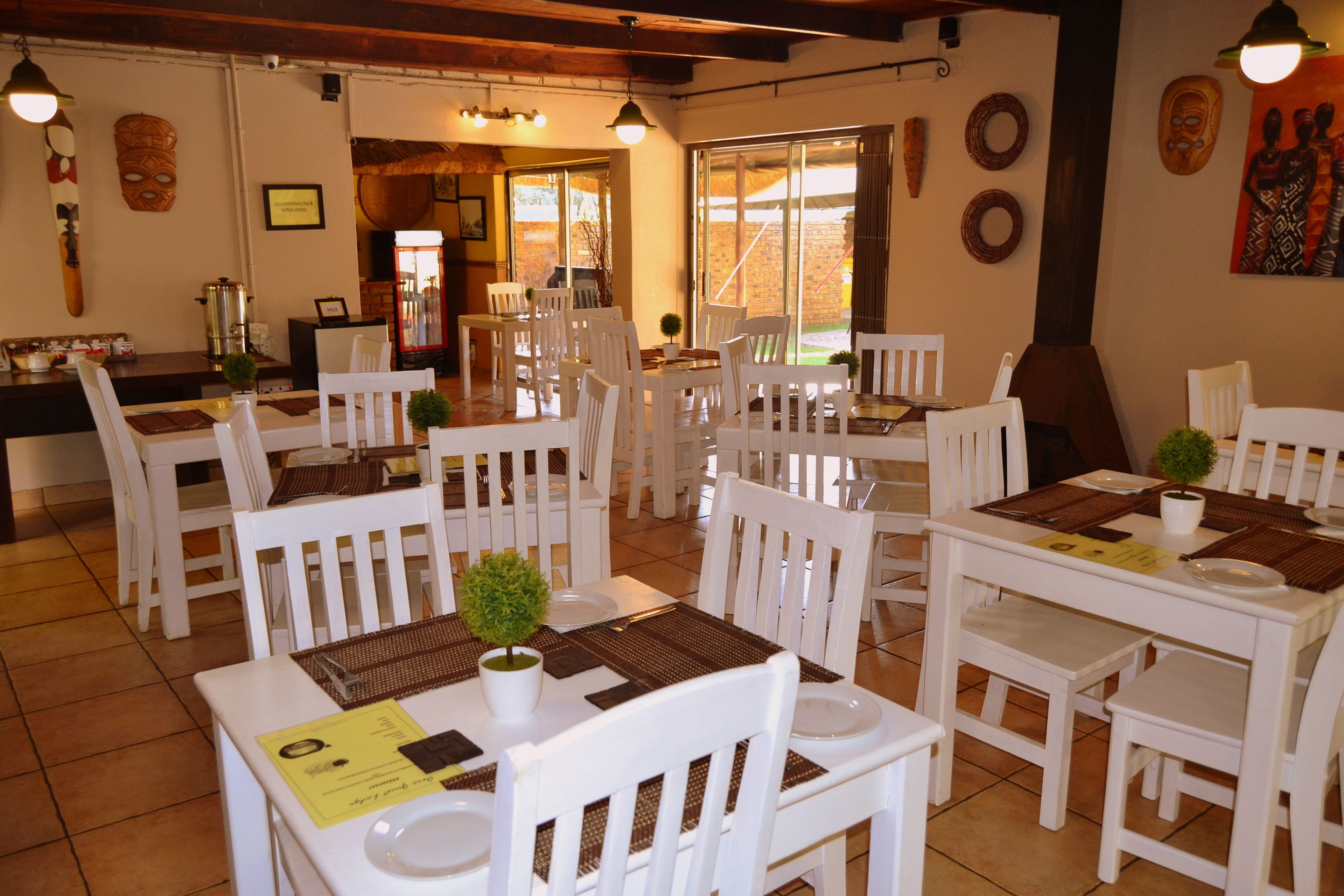 Engelsk frukost varje dag (ZAR 120 per person)