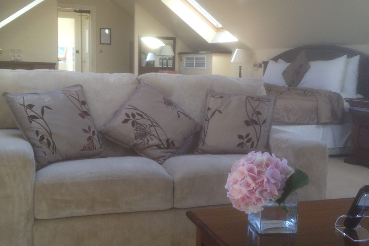 luxury room | living area | flat-screen tv