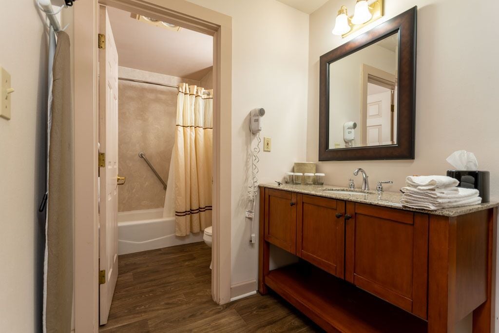 free toiletries, hair dryer, towels, soap