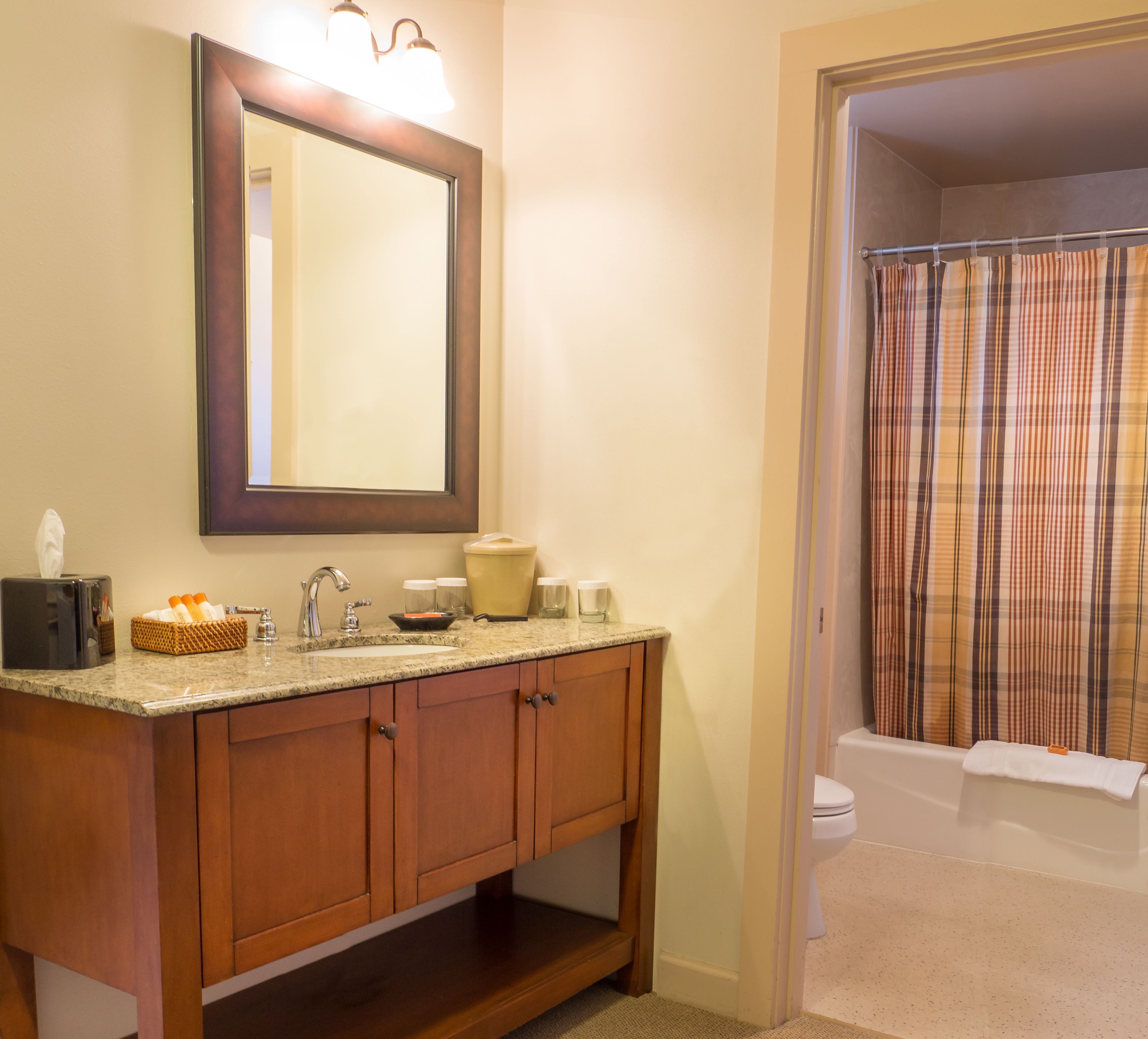 free toiletries, hair dryer, towels, soap