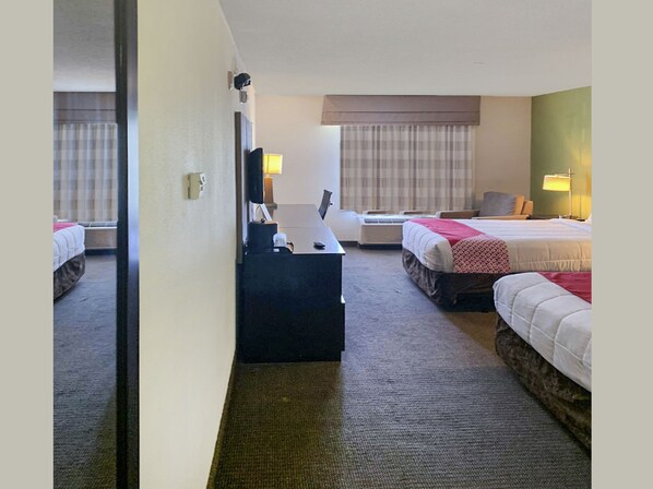 Room, 2 Queen Beds, Accessible | 1 bedroom, desk, iron/ironing board, free WiFi