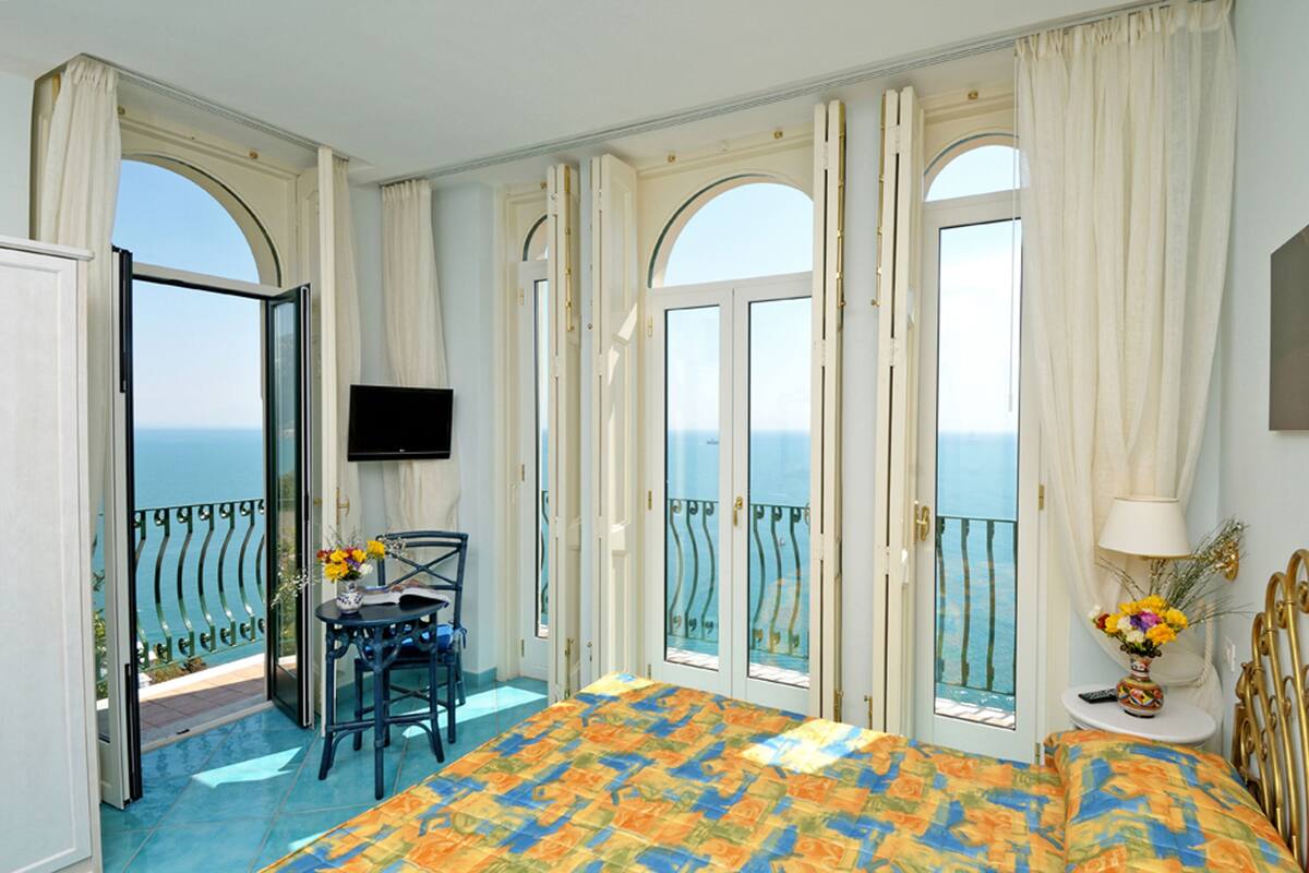 Double Room, Balcony, Sea View (Aurora) | Premium bedding, memory foam beds, minibar
